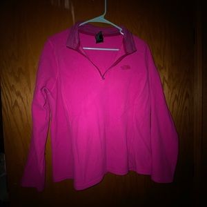 Pink North face fleece